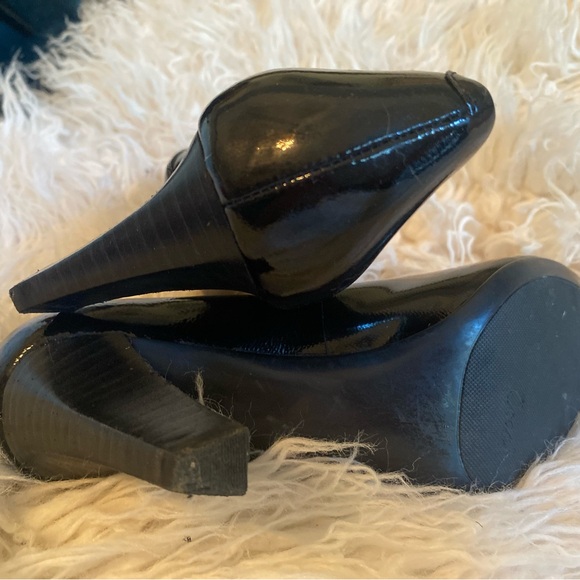 Coach 3in chunky heels, black patent size 61/2, nwot - Picture 4 of 5